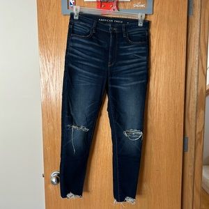 American Eagle super hi rise jegging